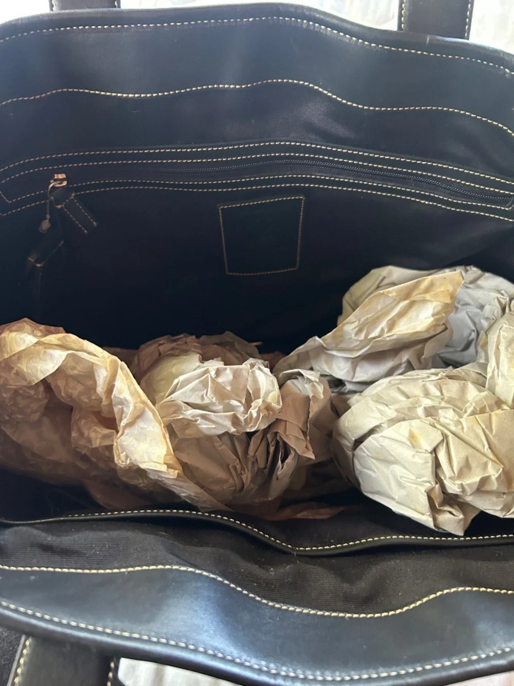 Coach Transatlantic Leather Business Tote (Model F70103)